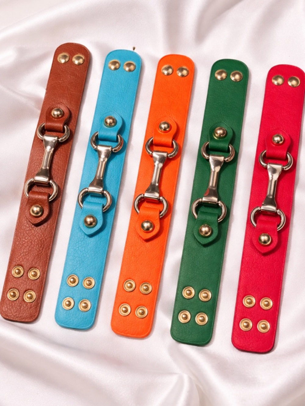 🎂Leather Horsebit Bracelet (1)